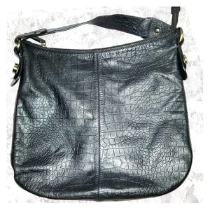 Empario Armani Classic Craco Embossed Handbag